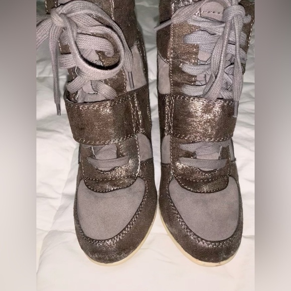 BIG BUDDHA Pewter EMILY boots booties women’s size 6 - Picture 13 of 15